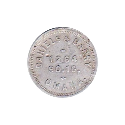 2½ Cents - Daniels & Barry Omaha, Nebraska ND front