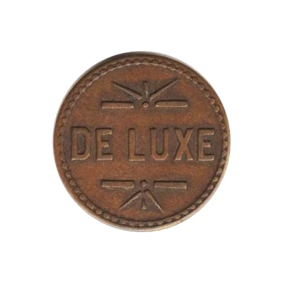 2½ Cents - De Luxe Billiards (Lincoln, Nebraska) ND front