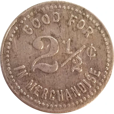 2½ Cents - E.E. and M.A. Pearce ND back