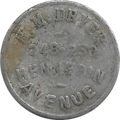 2½ Cents - H.M. Dryer Minneapolis, Minnesota ND front