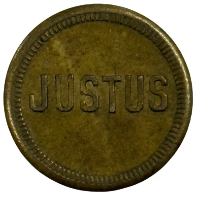 2½ Cents - Justus ND front