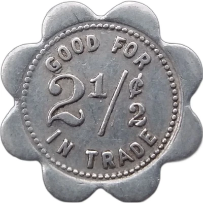 2½ Cents - Labor Temple (Lincoln, Nebraska) ND back