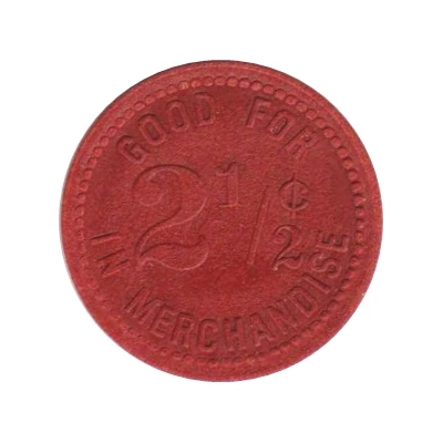 2½ Cents - Labor Temple (Lincoln, Nebraska) ND back