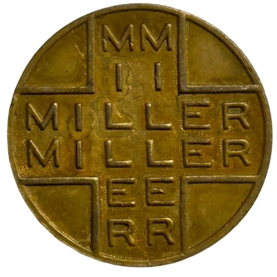 2 Cents - Miller Wall Paper and Paint Co. (St. Louis, Missouri) ND front