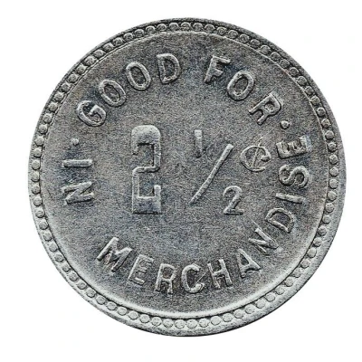2½ Cents - Panama Soft Drinks (Stockton, California) ND back