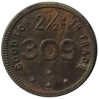 2½ Cents - The Olympian Co. (Portland, Oregon) ND back