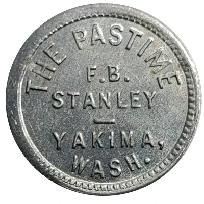 2½ Cents - The Pastime (Yakima, Washington) ND front