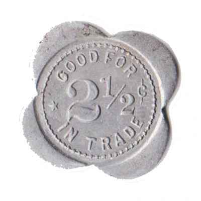 2½ Cents - Theodore's Place Omaha, Nebraska ND back