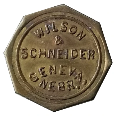 2½ Cents - Wilson and Schneider (Geneva, Nebraska) ND front