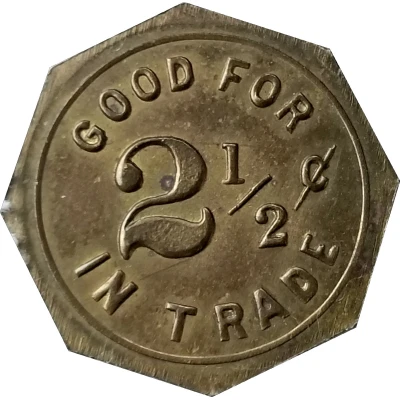 2½ Cents - Wilson and Schneider (Geneva, Nebraska) ND back