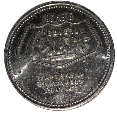 2 Dollars - Berverly Crest Motor Inn Edmonton, Alberta front