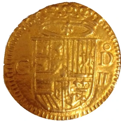 2 Escudos - Philip II (replica) ND front