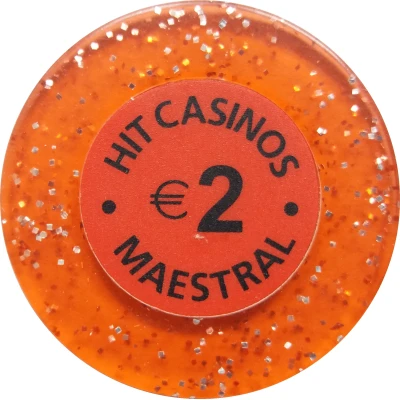 2 Euro - Casino Hit Maestral (Sveti Stefan Budva) ND front