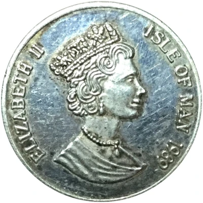 2 Pesos - Elizabeth II Replica front