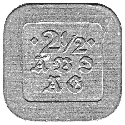 2½ Pfennig - Berlin (ABO A. G.) ND back