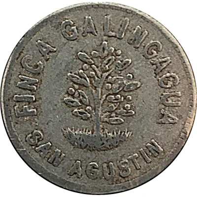 2 Reales - Finca Galingagua Plantation Token ND front