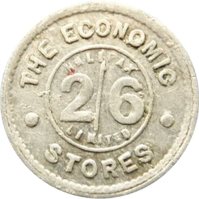 2 Shillings 6 Pence - The Economic Stores (Halifax) ND front