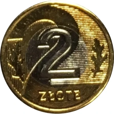 2 Zlotys Special Small Issue back