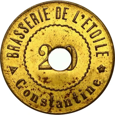 20 Centimes - Brasserie de l’étoile (Constantine) ND front