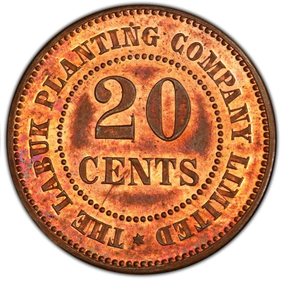 20 Cents - Labuk Planting Company Limited ND back