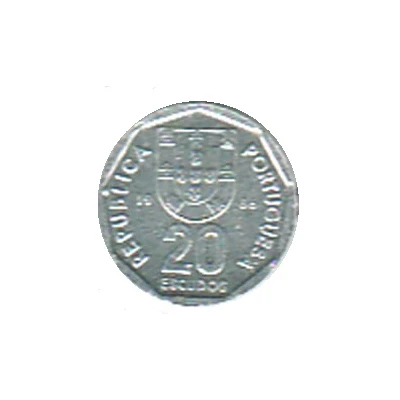 20 Escudos Miniature coin front