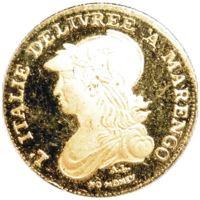 20 Francs - Piedmont (Mini Replica) ND front