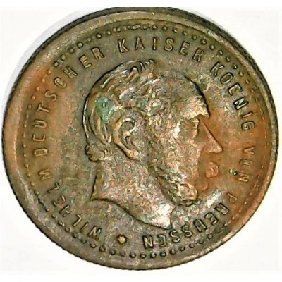 20 Mark D.R. Spiel Marke - Wilhelm I front