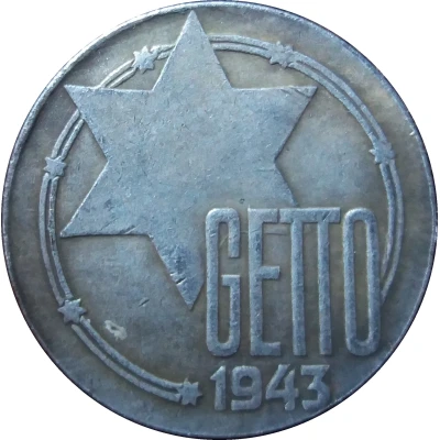 20 Mark (Lodz Ghetto; Replica) ND front