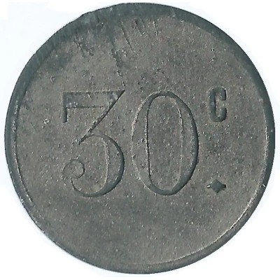 20 centimes - Bal de l'Hermitage - Alfort-Charenton [94] ND back