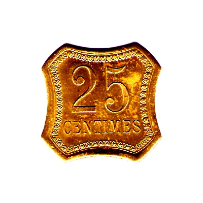 25 CENTIMES CHEMIN DE FER DE L EXPO PARIS back