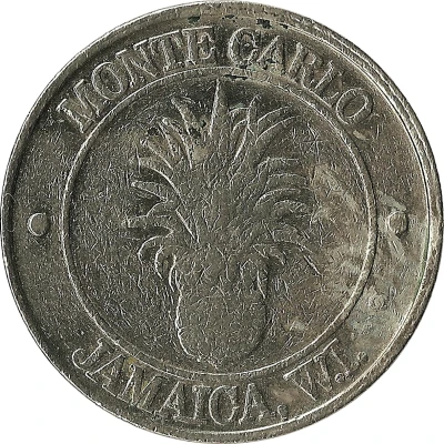 25 Cent Casino Token - Monte Carlo (Kingston) ND front