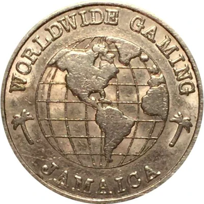 25 Cent Casino Token - Worldwide Gaming ND front