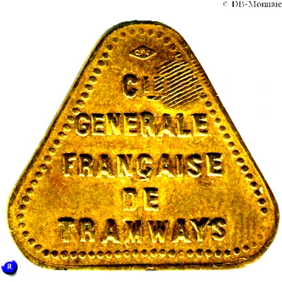 25 Centimes Compagnie Générale Française de Tramways - Le Havre [76] ND front