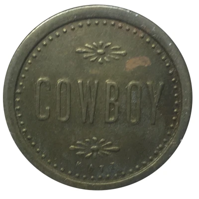 25 Centimes - Cowboy ND front