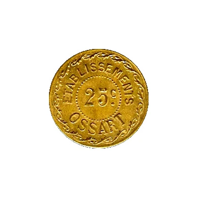 25 Centimes- Etablissements Ossart - Montpellier [34] front