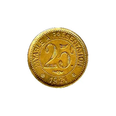 25 Centimes- Etablissements Ossart - Montpellier [34] back