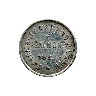 25 Centimes - Réalmont front