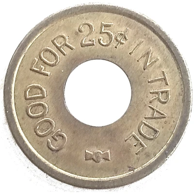 25 Cents - 12439 (St. Augustine, Florida) ND back