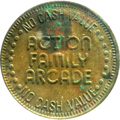 25 Cents - Action Family Arcade (Waterville, Maine) ND front