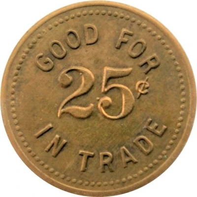 25 Cents - Airportransit (Los Angeles, California) ND back