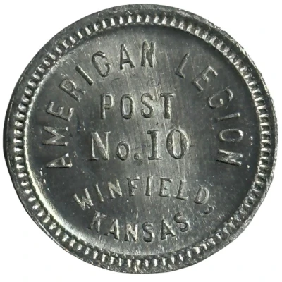 25 Cents - American Legion Post No. 10 (Winfield, Kansas) ND front