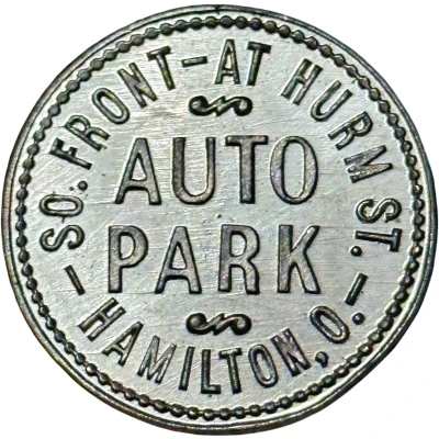 25 Cents - Auto Park (Hamilton, Ohio) ND front