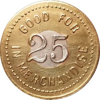 25 Cents - Brownie Mine (Brownie, Kentucky) ND back