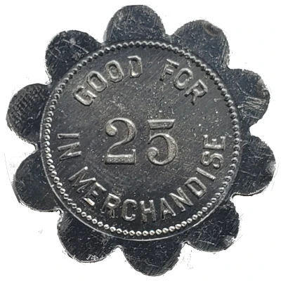 25 Cents - Buehler Mercantile Co. (Claflin, Kansas) ND back