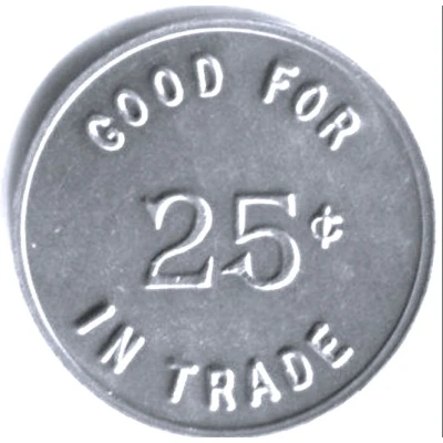 25 Cents - C4th Bar (Seaforth, Minnesota) ND back