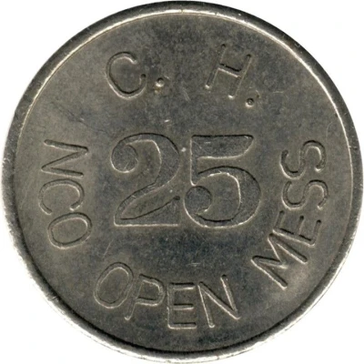 25 Cents - Camp Humphreys NCO Open Mess (Pyongtaek Province) ND front