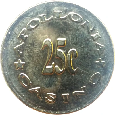 25 Cents - Casino Apollonia (Gevgelija) ND back