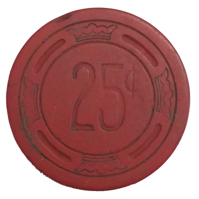 25 Cents - Dotson and Self Pool Card Room Buena Park, California ND back