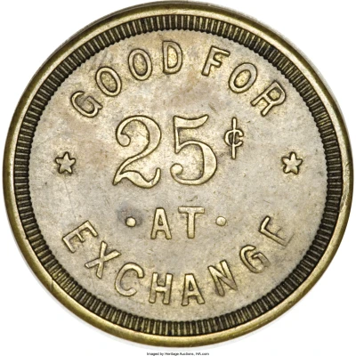 25 Cents - Fort Grant (Arizona, Exchange) ND front