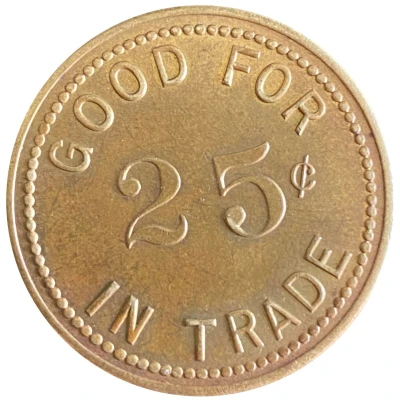 25 Cents - Frontier Town (Frontier Town, Montana) ND back